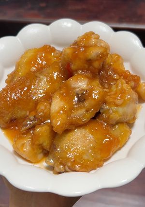 Hình của món Cánh gà sốt mắm tỏi.