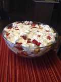 Southern Strawberry Punch Bowl Cake