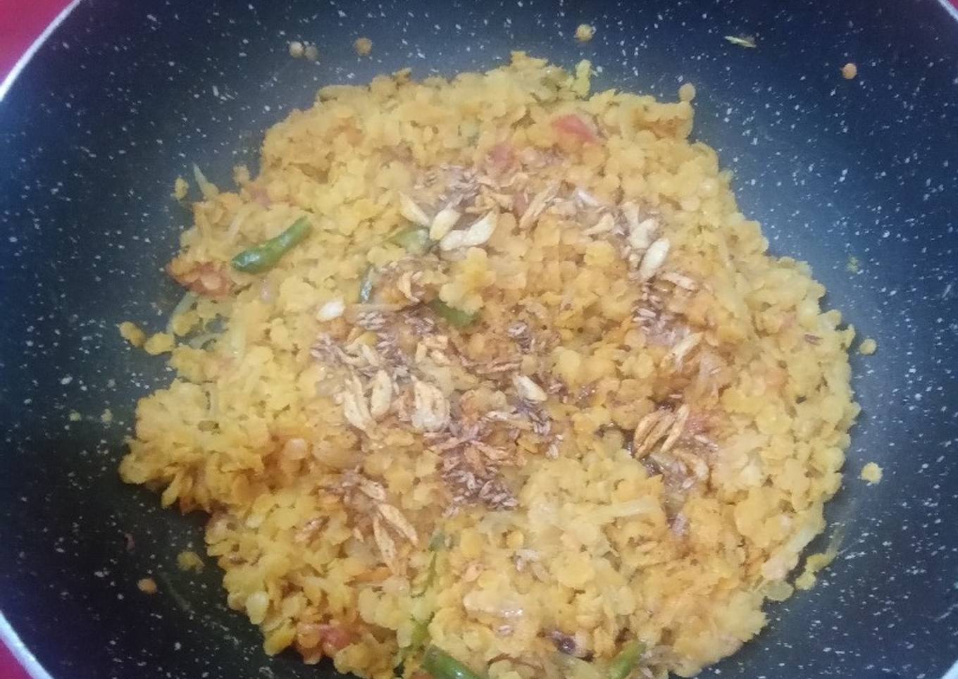 Lasooni masoor dal