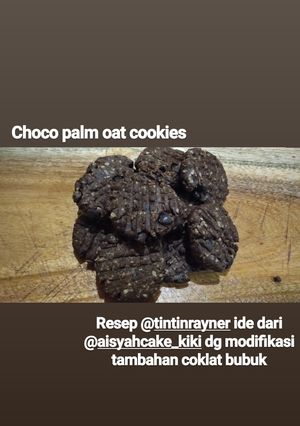 Foto resep Choco palm oat cookies