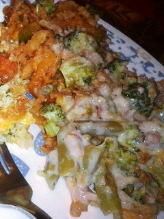 A picture of Green Bean and Broccoli Casserole.