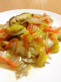 A picture of ☆ Easy ☆ Cod and Vegetables in Ankake Sauce.