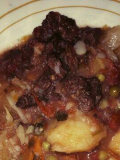 A picture of Beef stew.