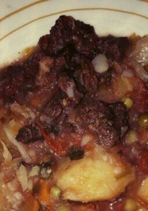 A picture of Beef stew.