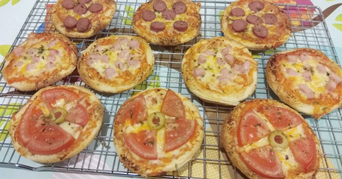 Mini Pizzas Con Pan De Molde Receta De Dores Rial Cookpad