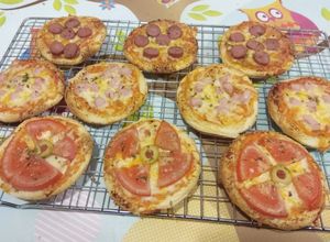 Foto principal de Mini-pizzas con pan de molde