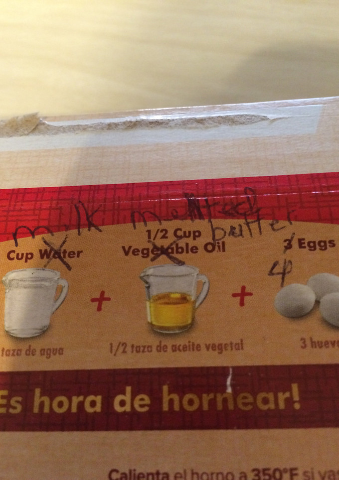 A picture of Bakery Quality Cake From a Box.
