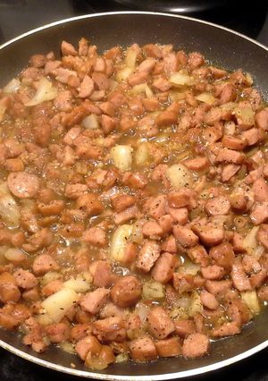 A picture of Sausage Cheese Keish.