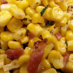 A picture of Corn w/ Bacon & Herbs.