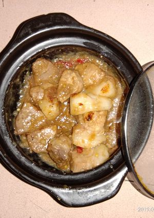 Hình của món Thịt kho mẻ.
