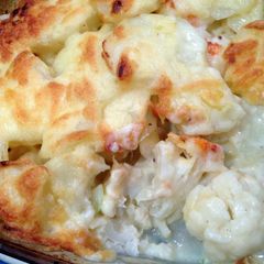 A picture of Cauliflower Cheese And Potato.