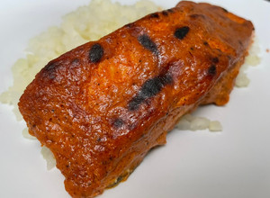 A picture of Oven Baked Tandoori Salmon.