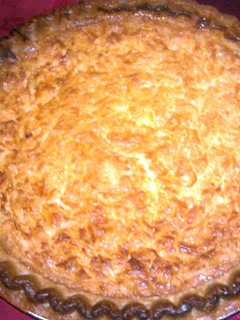 A picture of Coconut Custard Pie.