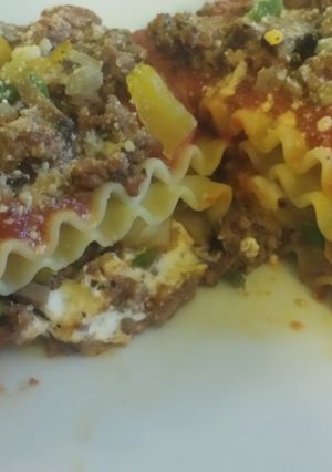 A picture of Lasagna Rolls.