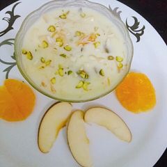 A picture of Fruit custard.