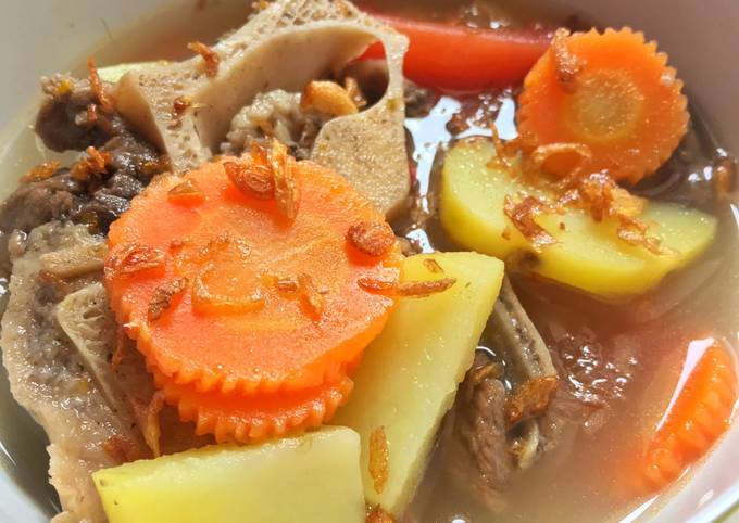 Resep Sop Buntut Oleh Mrs Recook Cookpad