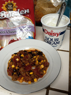 A picture of Black Bean Taco Soup.