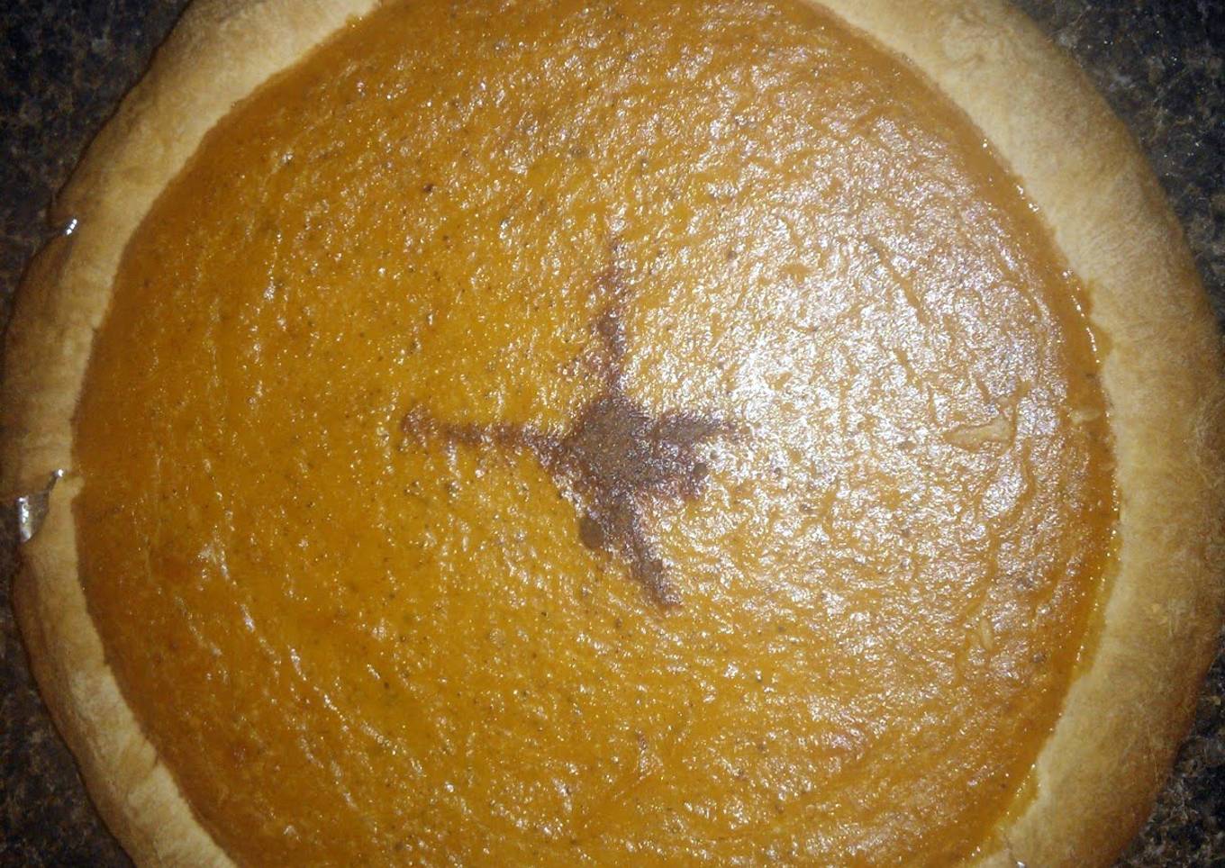 Falling Egg Sweet Potato Pie