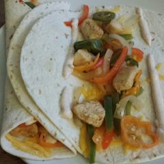 A picture of Chicken Fajitas.