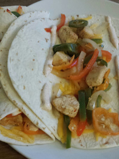 A picture of Chicken Fajitas.