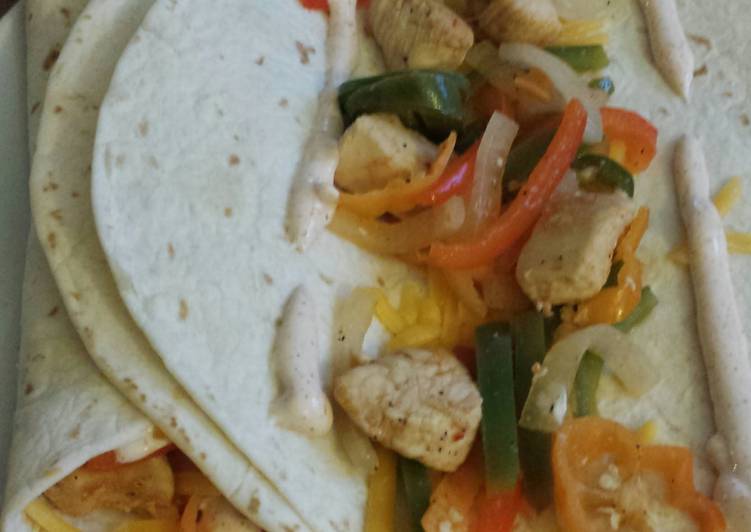 Recipe of Perfect Chicken Fajitas