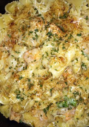 A picture of Jerk Chicken Pasta.