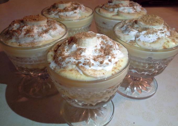 Steps to Prepare Jamie Oliver Sweet &amp; Creamy Banana Pudding