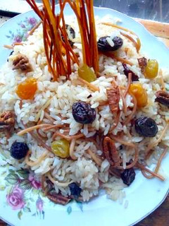 Una foto de Arroz navideño