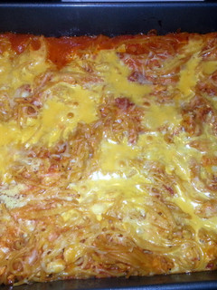 A picture of Cheesy Chicken Pasta Casserole.