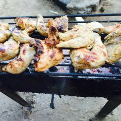 A picture of Kota legs braai.