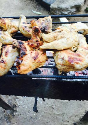 A picture of Kota legs braai.