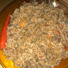 A picture of Sharp sharp jollof rice.