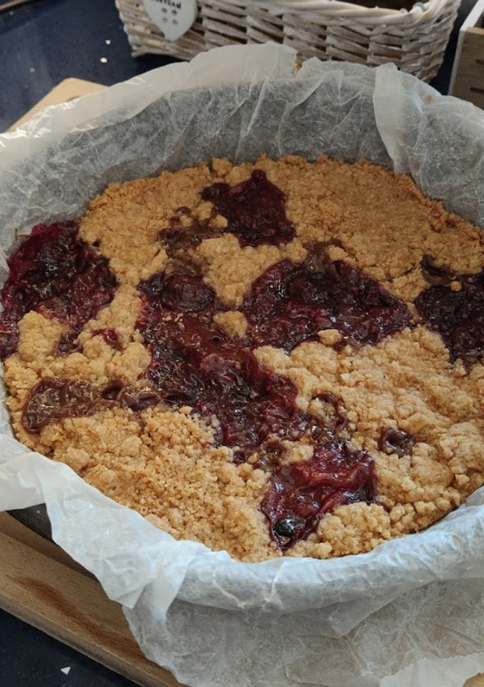 Una foto de Galletón de mermelada y dulce de leche