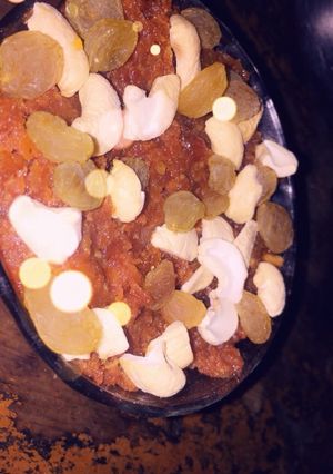 A picture of Gajar ka halwa.