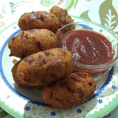 A picture of Leftover Rice Cutlets.