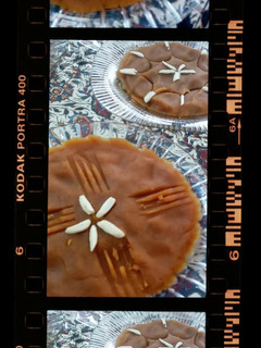 عکسی از دستور حلوای زعفرانی
