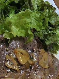 A picture of Beef Steak in Japanese-Style Sauce.