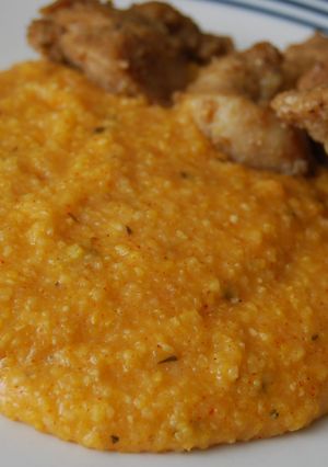 A picture of Spicy Cheese Polenta.