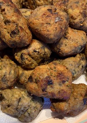 Una foto de Croquetas de Berenjenas (Polpetti di Melanzane)