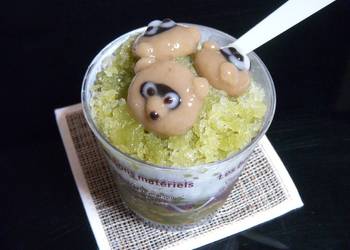 Ultimate, Prepare Matcha Green Tea Shaved Ice with Cute Mochi Balls Delicious Perfect