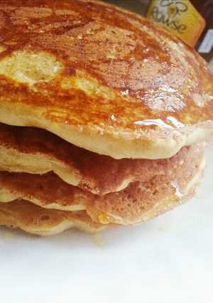 A picture of Healthy fluffy pancakes.