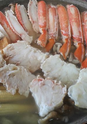 松葉蟹火鍋 的食譜成品照片