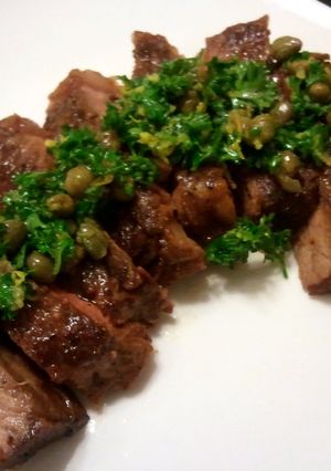A picture of Strip steak.