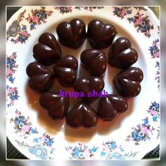 A picture of Homemade chocolates.
