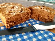 Una foto de pan de lino sin huevo