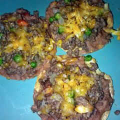 A picture of Heidis Baked tostadas.