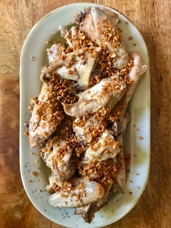 Cara Mudah Membikin Resep  Ayam kukus bawang putih yang Menggugah Selera, Menggugah Selera