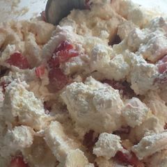 A picture of Easy cheesecake salad.
