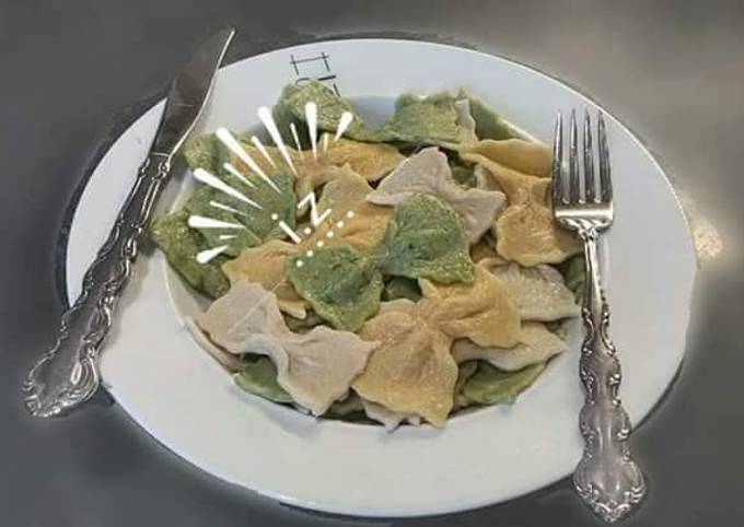 Recipe of Award-winning Three Homemade Fresh Farfalle or 🎀 Bow Tie 🎀 Pasta