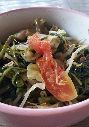 Foto resep Tumis kangkung pedas